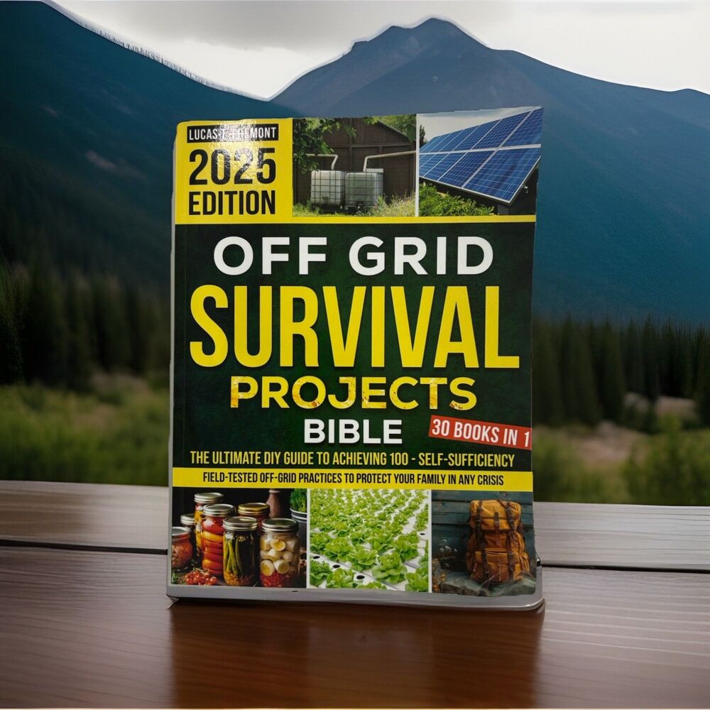 Off Grid Survival Projects Bible: the Complete DIY Guide to Achieving 100% Self